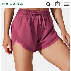 Halara Mesh 2 in 1 Shorts